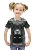 Заказать детскую футболку в Москве. Футболка с полной запечаткой для девочек Бэтмен  от cherdantcev - готовые дизайны и нанесение принтов.