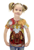 Заказать детскую футболку в Москве. Футболка с полной запечаткой для девочек Брахма от bloodrabbit - готовые дизайны и нанесение принтов.