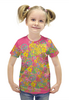 Заказать детскую футболку в Москве. Футболка с полной запечаткой для девочек В стиле «Дети цветов» от Andy Quarry - готовые дизайны и нанесение принтов.