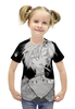 Заказать детскую футболку в Москве. Футболка с полной запечаткой для девочек Little Queen от ГПМНпR'n'R - готовые дизайны и нанесение принтов.