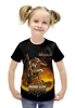 Заказать детскую футболку в Москве. Футболка с полной запечаткой для девочек Ария рок - группа от Leichenwagen - готовые дизайны и нанесение принтов.
