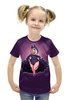 Заказать детскую футболку в Москве. Футболка с полной запечаткой для девочек Свинка Розита из Зверопой от maks - готовые дизайны и нанесение принтов.