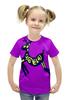 Заказать детскую футболку в Москве. Футболка с полной запечаткой для девочек Олень от mrs-snit@yandex.ru - готовые дизайны и нанесение принтов.