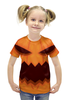 Заказать детскую футболку в Москве. Футболка с полной запечаткой для девочек Тыква Хеллоуин от prodesign - готовые дизайны и нанесение принтов.