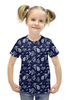 Заказать детскую футболку в Москве. Футболка с полной запечаткой для девочек аквариум от Галада - готовые дизайны и нанесение принтов.