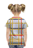 Заказать детскую футболку в Москве. Футболка с полной запечаткой для девочек Нью-Йорк 1 (Питер Мондриан) от trend - готовые дизайны и нанесение принтов.