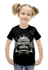 Заказать детскую футболку в Москве. Футболка с полной запечаткой для девочек Monsters Of Rock от Leichenwagen - готовые дизайны и нанесение принтов.