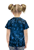 Заказать детскую футболку в Москве. Футболка с полной запечаткой для девочек Мешок подарков от THE_NISE  - готовые дизайны и нанесение принтов.
