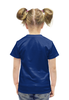 Заказать детскую футболку в Москве. Футболка с полной запечаткой для девочек Дельфин от Ирина - готовые дизайны и нанесение принтов.