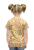 Заказать детскую футболку в Москве. Футболка с полной запечаткой для девочек Лисички от Romanova - готовые дизайны и нанесение принтов.