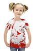 Заказать детскую футболку в Москве. Футболка с полной запечаткой для девочек Japan от Jury Shornikov - готовые дизайны и нанесение принтов.