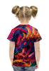 Заказать детскую футболку в Москве. Футболка с полной запечаткой для девочек CS GO [1] от Карусель Фартуны - готовые дизайны и нанесение принтов.