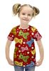 Заказать детскую футболку в Москве. Футболка с полной запечаткой для девочек Радужные мишки от Илья Щеблецов - готовые дизайны и нанесение принтов.