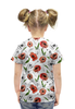 Заказать детскую футболку в Москве. Футболка с полной запечаткой для девочек Цветы мака от Жанна - готовые дизайны и нанесение принтов.