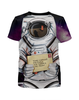 Заказать детскую футболку в Москве. Футболка с полной запечаткой для девочек Space. NASA от The Spaceway  - готовые дизайны и нанесение принтов.