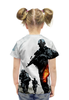 Заказать детскую футболку в Москве. Футболка с полной запечаткой для девочек Battlefield от geekbox - готовые дизайны и нанесение принтов.