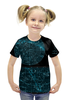 Заказать детскую футболку в Москве. Футболка с полной запечаткой для девочек Карта звёздного неба от Виктор Гришин - готовые дизайны и нанесение принтов.