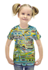 Заказать детскую футболку в Москве. Футболка с полной запечаткой для девочек Березка от Vadim Koval - готовые дизайны и нанесение принтов.