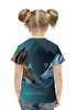 Заказать детскую футболку в Москве. Футболка с полной запечаткой для девочек Волки от  PRO_DESIGN - готовые дизайны и нанесение принтов.