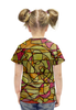 Заказать детскую футболку в Москве. Футболка с полной запечаткой для девочек bdbd--;12 от Vadim Koval - готовые дизайны и нанесение принтов.