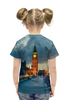 Заказать детскую футболку в Москве. Футболка с полной запечаткой для девочек Лодон  от Fil6 - готовые дизайны и нанесение принтов.