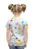 Заказать детскую футболку в Москве. Футболка с полной запечаткой для девочек Треугольники от anomalica - готовые дизайны и нанесение принтов.