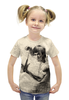 Заказать детскую футболку в Москве. Футболка с полной запечаткой для девочек Bruce Lee от Leichenwagen - готовые дизайны и нанесение принтов.