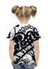 Заказать детскую футболку в Москве. Футболка с полной запечаткой для девочек StickerBomb AutoTheme от xxx5730@yandex.ru - готовые дизайны и нанесение принтов.