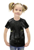 Заказать детскую футболку в Москве. Футболка с полной запечаткой для девочек пантера от THE_NISE  - готовые дизайны и нанесение принтов.