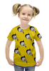 Заказать детскую футболку в Москве. Футболка с полной запечаткой для девочек SKULLS от sashabecker - готовые дизайны и нанесение принтов.