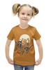 Заказать детскую футболку в Москве. Футболка с полной запечаткой для девочек Кошачий концерт от Виктор Гришин - готовые дизайны и нанесение принтов.