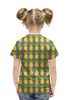 Заказать детскую футболку в Москве. Футболка с полной запечаткой для девочек Ананасы от ПРИНТЫ ПЕЧАТЬ  - готовые дизайны и нанесение принтов.