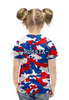 Заказать детскую футболку в Москве. Футболка с полной запечаткой для девочек  Герб России от THE_NISE  - готовые дизайны и нанесение принтов.