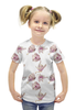 Заказать детскую футболку в Москве. Футболка с полной запечаткой для девочек орхидеи высушеные Phalaenopsis от okonit - готовые дизайны и нанесение принтов.