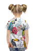 Заказать детскую футболку в Москве. Футболка с полной запечаткой для девочек Птицы от THE_NISE  - готовые дизайны и нанесение принтов.