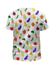 Заказать детскую футболку в Москве. Футболка с полной запечаткой для девочек ОВОЩИ от CoolDesign - готовые дизайны и нанесение принтов.