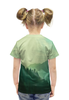 Заказать детскую футболку в Москве. Футболка с полной запечаткой для девочек Пейзаж от THE_NISE  - готовые дизайны и нанесение принтов.