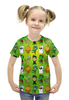 Заказать детскую футболку в Москве. Футболка с полной запечаткой для девочек Heroes Halloween от balden - готовые дизайны и нанесение принтов.