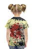 Заказать детскую футболку в Москве. Футболка с полной запечаткой для девочек Grunge Skull от Илья Щеблецов - готовые дизайны и нанесение принтов.