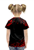 Заказать детскую футболку в Москве. Футболка с полной запечаткой для девочек Black Clover [1] от Карусель Фартуны - готовые дизайны и нанесение принтов.