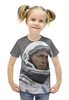 Заказать детскую футболку в Москве. Футболка с полной запечаткой для девочек Макконахи от skynatural - готовые дизайны и нанесение принтов.