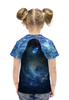 Заказать детскую футболку в Москве. Футболка с полной запечаткой для девочек "Звездный маг" от Максим Кашин - готовые дизайны и нанесение принтов.