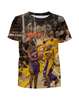 Заказать детскую футболку в Москве. Футболка с полной запечаткой для девочек Lakers - Kobe от skynatural - готовые дизайны и нанесение принтов.