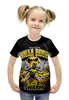Заказать детскую футболку в Москве. Футболка с полной запечаткой для девочек Killa Beez от ПРИНТЫ ПЕЧАТЬ  - готовые дизайны и нанесение принтов.
