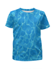 Заказать детскую футболку в Москве. Футболка с полной запечаткой для девочек Море (Вода) от coolmag - готовые дизайны и нанесение принтов.