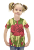Заказать детскую футболку в Москве. Футболка с полной запечаткой для девочек Ирисы от svetlanas - готовые дизайны и нанесение принтов.