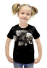 Заказать детскую футболку в Москве. Футболка с полной запечаткой для девочек Рыба череп  от ПРИНТЫ ПЕЧАТЬ  - готовые дизайны и нанесение принтов.