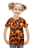 Заказать детскую футболку в Москве. Футболка с полной запечаткой для девочек Конфетти от THE_NISE  - готовые дизайны и нанесение принтов.