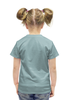 Заказать детскую футболку в Москве. Футболка с полной запечаткой для девочек Domo  кун от cherdantcev - готовые дизайны и нанесение принтов.