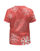 Заказать детскую футболку в Москве. Футболка с полной запечаткой для девочек снежинки от THE_NISE  - готовые дизайны и нанесение принтов.